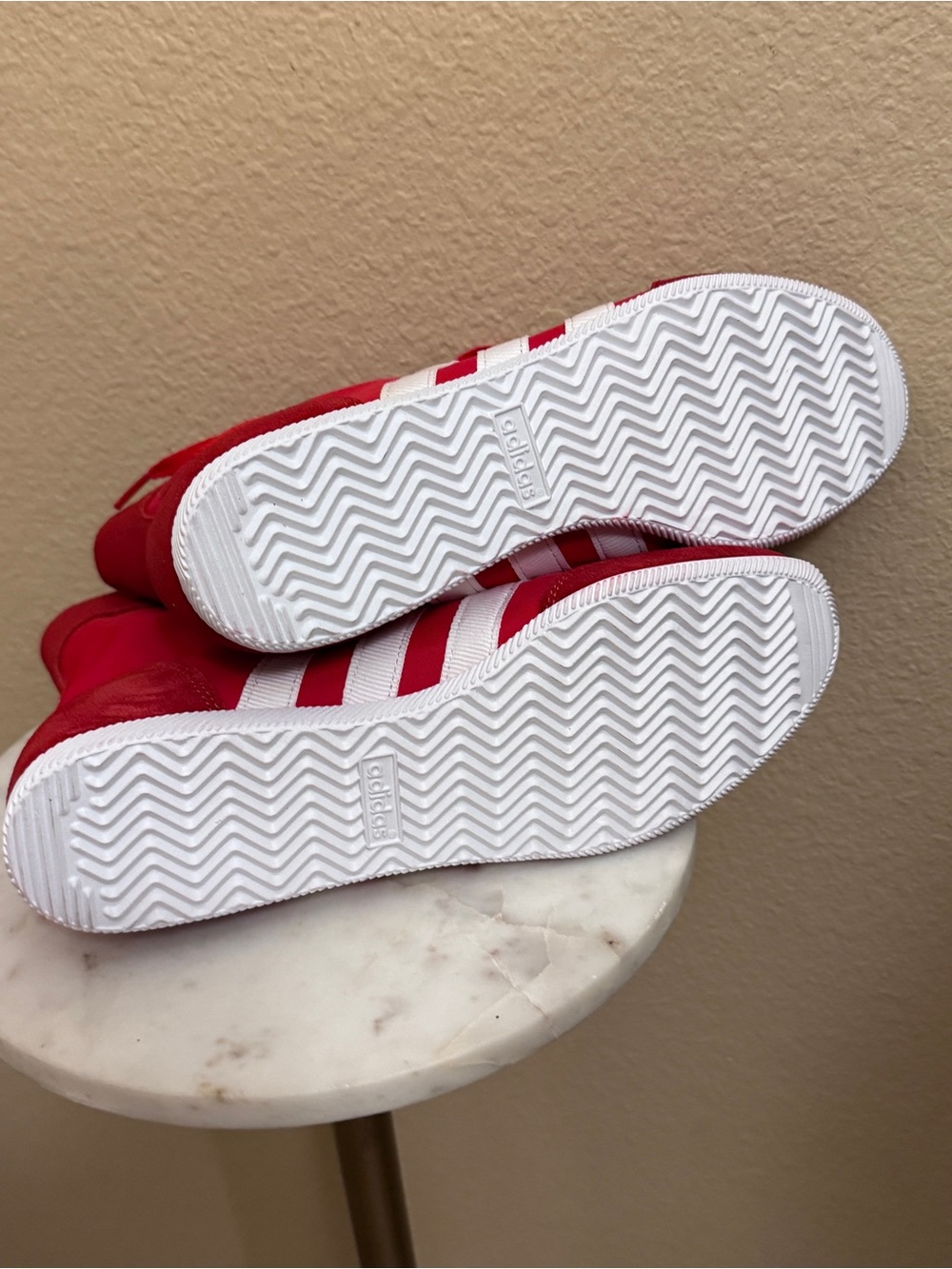 Women Adidas Originals Japan H Red White Suede boot sneakers blokecore Sz 8.5 - Picture 8 of 8